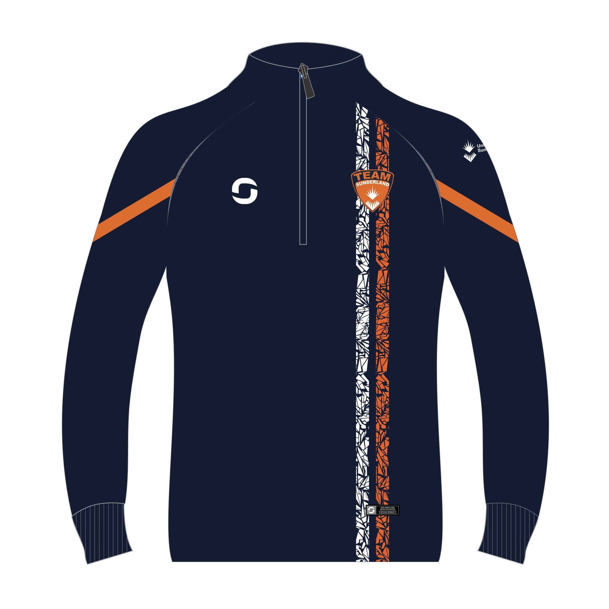Top con zip 1/4 Team Sunderland