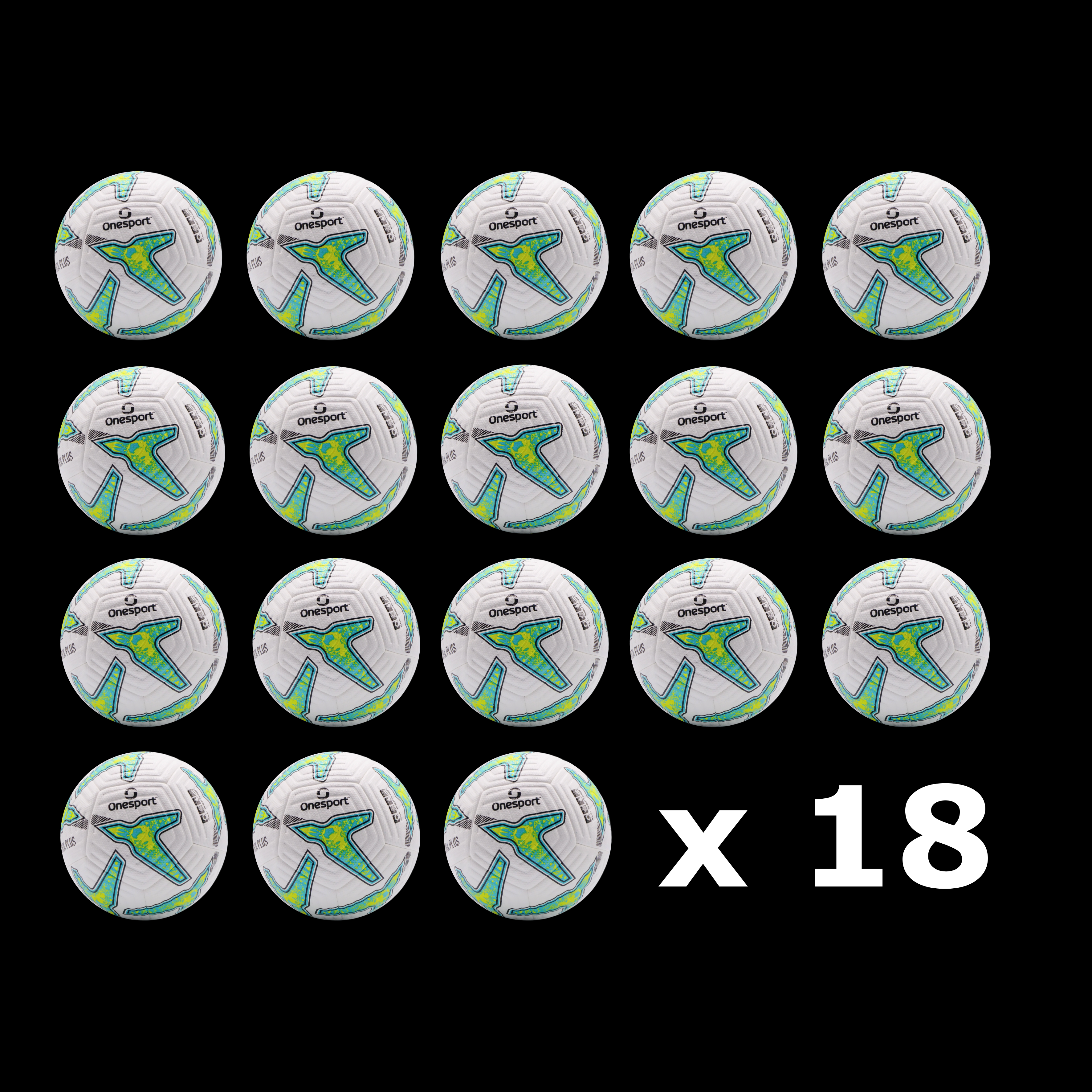 18 x Onesport Aura Plus Football