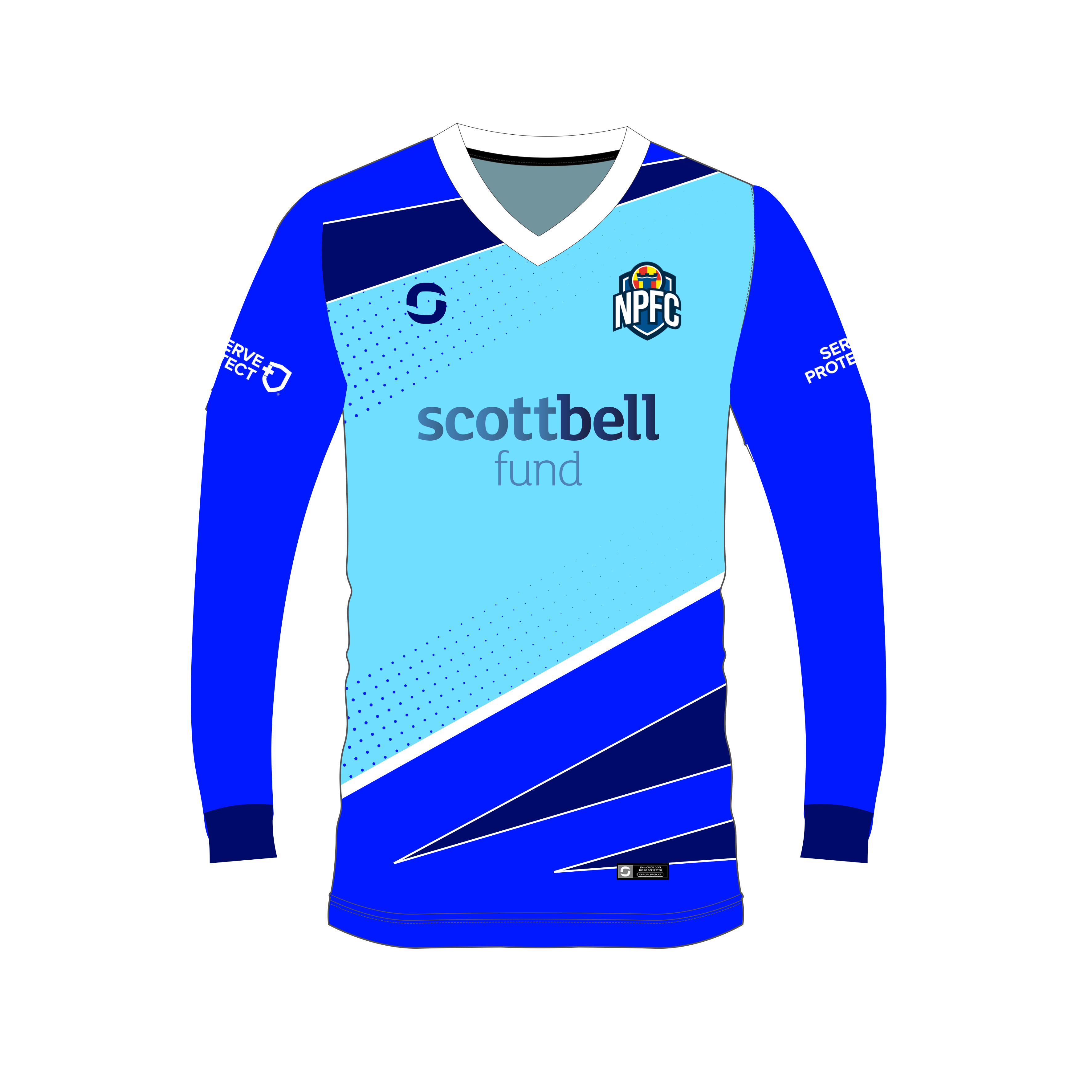 Northumbria Police FC Scott Bell Training Top Long Sleeve