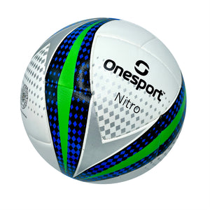 Multi Buy 10 x Onesport Nitro Hybrid Football Size 5 White/Green