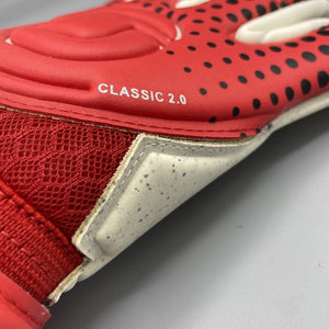 Classic 2.0 Hybrid Goalkeeper Gloves Red/White