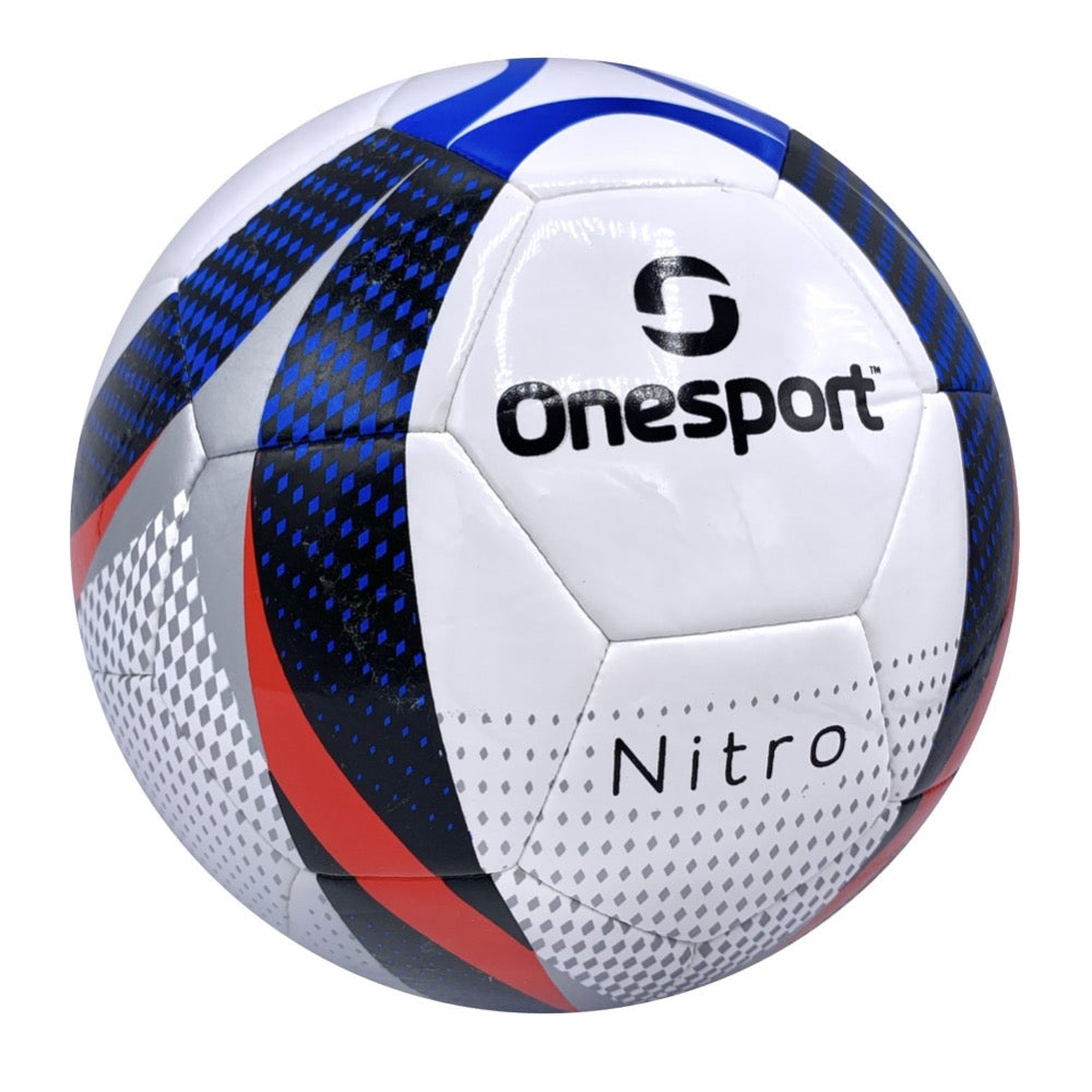 Onesport Nitro Football Size 4 White/Red